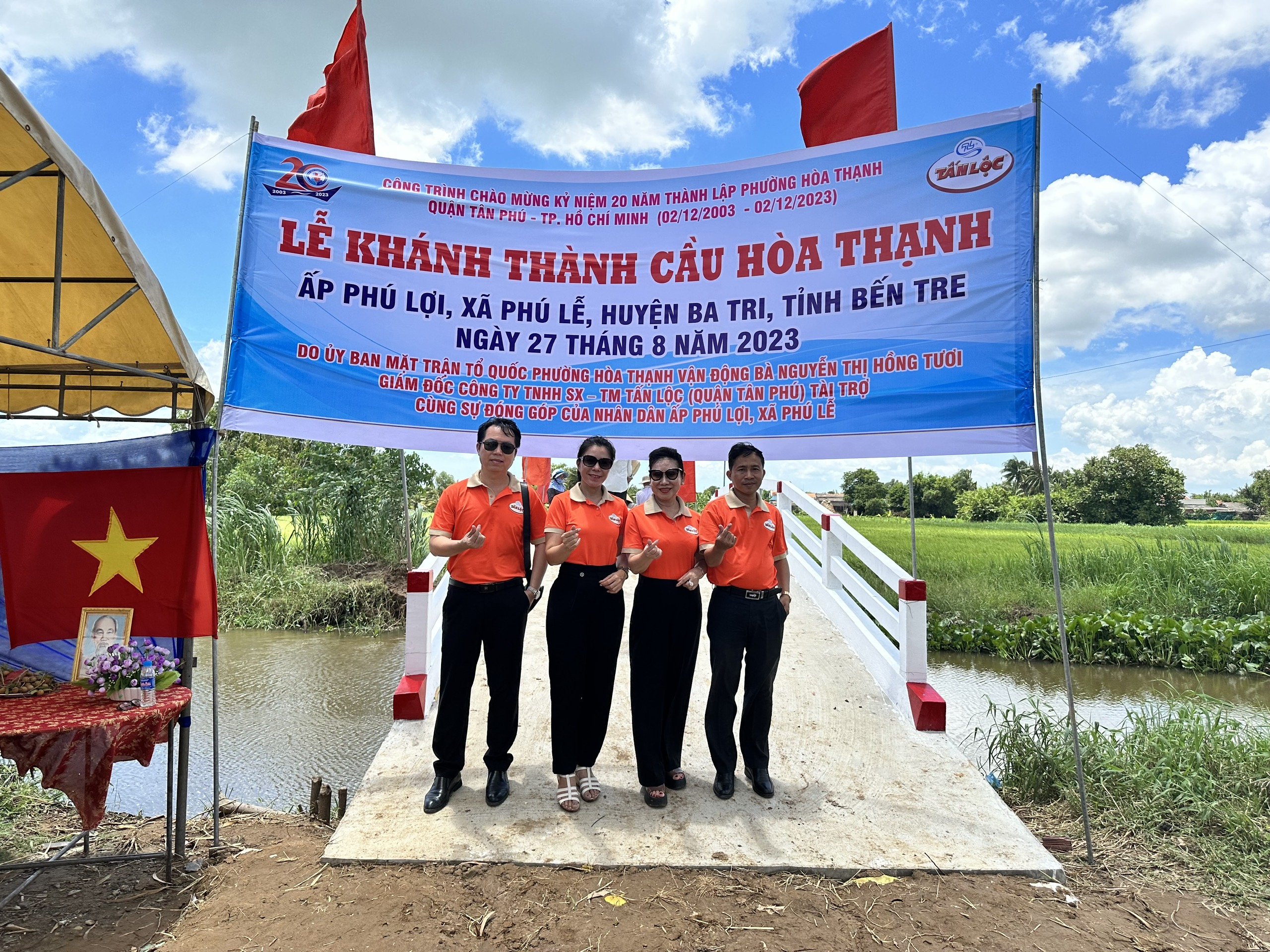 Hoạt động thiện nguyện - Lễ Khánh Thành Cầu Hòa Thạnh, Bến Tre