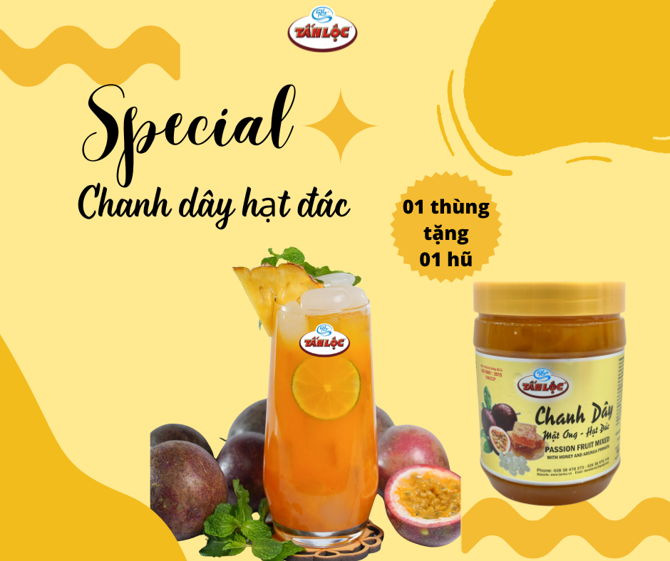 Hương chanh dây, vị hạt đác - Sự kết hợp hoàn hảo.