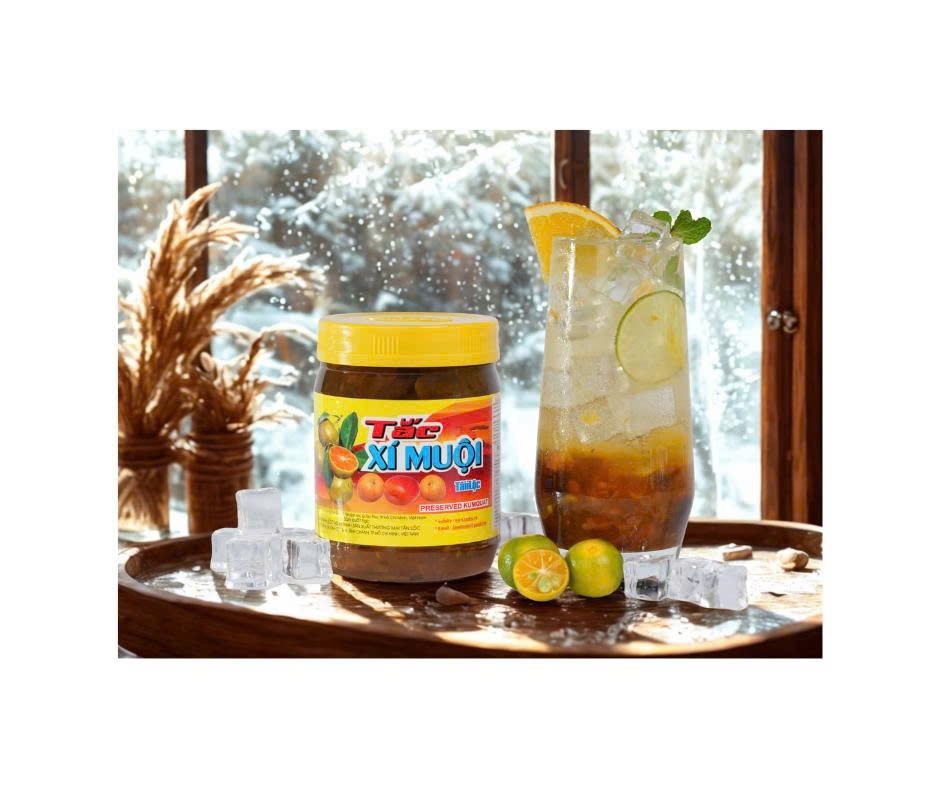 TẮC XÍ MUỘI TẤN LỘC ( 45% Trái tắc, 20% Trái Xí muội mơ)